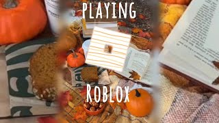 PLAYING ROBLOX HORROR GAMES AND HALLOWEEN EVENTS GAMES 🍁🍂🎃🌕🕷️⚰️🕸️🕯️🧟‍♀️ [upl. by Anivlis]