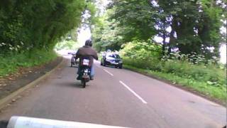 VMCC Banbury run 2011 sunrising to Kineton on 1926 ajs 350 [upl. by Divadnoj]