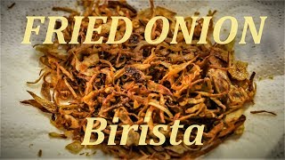 Crispy Fried Onion Recipe  Biryani Fry Onion Recipe  Birista  blendwithsamim [upl. by Eggleston]