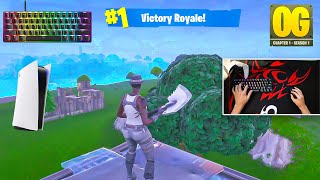 Fortnite OG PS5 Keyboard amp Mouse Gameplay 4K 120FPS [upl. by Nidnarb]