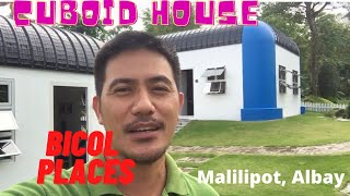 Cuboid House Malilipot Albay  Typhoonresistant house in the Philippines [upl. by Ellerehs]