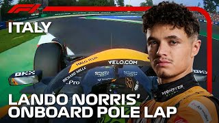 Lando Norris’ Pole Lap  2024 Italian Grand Prix  Pirelli [upl. by Grekin857]