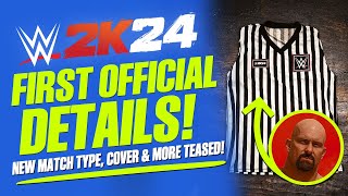 WWE 2K24 Massive Update New Match Type Teased Reveal Details Cover Star amp More [upl. by Ynogoham]