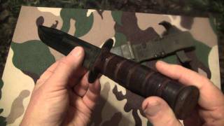 KABAR Mark 2 Combat Knife Real History from USN  USMC [upl. by Freberg]