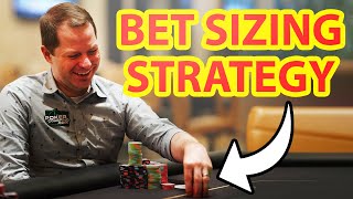 Choosing The Correct Bet Size Poker Tournament Strategy [upl. by Nirro]