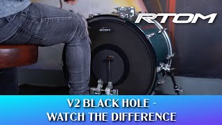 RTOM Welcomes the New V2 Design for the Black Hole Practice System rtomblackholes bassdrum rtom [upl. by Stace]