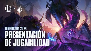 Temporada 2024 presentación de jugabilidad  League of Legends [upl. by Beedon593]