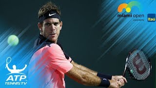 Del Potro vs Haase Top 5 Shots  Miami Open 2018 [upl. by Aneerb269]