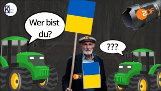 ZDF mit eigenem quotFakeDemonstrantenquot auf Bauerndemo [upl. by Eirrak]