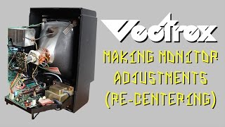 Rob Tech Talks Adjusting and ReCentering a Vectrex Monitor [upl. by Aneetsirhc]