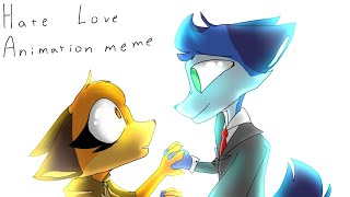 Hate Love  Animation meme  SuspectsAU  FW [upl. by Melentha]