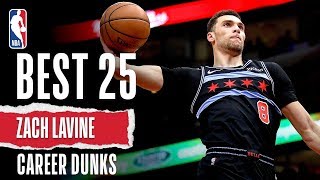 Zach Lavines BEST 25 Dunks  NBA Career Highlights [upl. by Fesoy124]