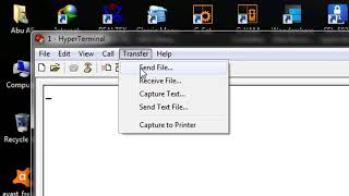 hyper terminal vie com port [upl. by Anny433]