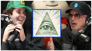 David Dobrik Believes Howie Mandel is in the Illuminati [upl. by Quartus]