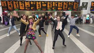 The Rocky Horror Show  Flashmob at Birmingham New Street [upl. by Julissa566]