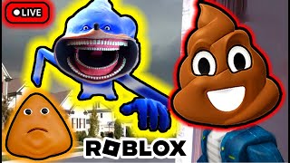 POU JUEGA ROBLOX CON SUSCRIPTORES EN VIVO 🔴 Juegos y Gameplays [upl. by Ettennek815]