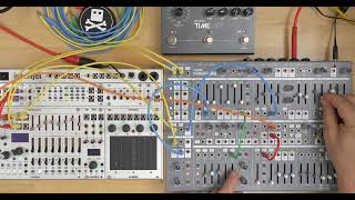 Intellijel Cascadia Melodic Techno with Metropolix sequencer [upl. by Nairehs]