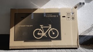 VanMoof Electrified S Unboxing [upl. by Sallyanne]