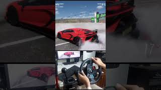 Drag Race with Lamborghini Aventador SVJ 🤩 shorts littlerohibhai [upl. by Butch924]