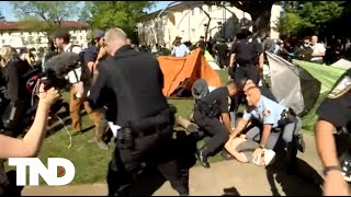 Georgia police forcefully arrest protestors at Emory University [upl. by Riella725]