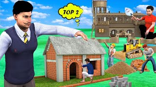 Garib Aadmi Ka Miniature Mitti ka Ghar Banana House Construction Hindi Kahaniya Hindi Moral Stories [upl. by Toft]