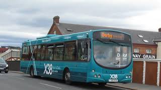 Buses amp Trains at Burton On Trent Railway Station August 2018 [upl. by Llenoj497]