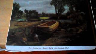 MARLBOROUGH 8 CLOVER LEAF QUALITY RARE PLACEMATS JOHN CONSTABLE PICTURES [upl. by Ennair]