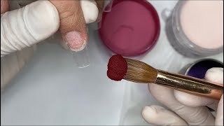 Acrylic New Designs  Nail Polish  Nails Tutorial [upl. by Keenan686]