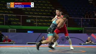 Round 1 GR  60 kg I HAFIZOV USA v N MAMMADLI AZE [upl. by Trisa]