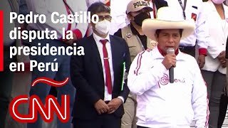 ¿Quién es Pedro Castillo el hombre que se disputa las elecciones en Perú [upl. by Aggi]