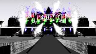 WWE Wrestlemania 33 Pyro Concept Animation 2 [upl. by Yurik]