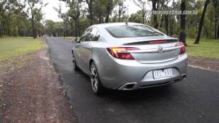 2015 Holden Insignia VXR 0100kmh amp engine sound [upl. by Rosalia]