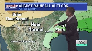 August weather forecast Will rain continue in Central Texas [upl. by Moberg675]