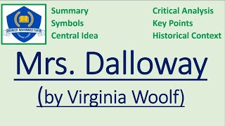 Mrs Dalloway by Virginia Woolf Novel Summary and Critical Analysis in Urdu [upl. by Charlie]