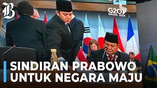 Prabowo Ungkap Alasan Kenapa Indonesia Harus Pindah Ibu Kota di Forum G20 [upl. by Lothaire296]