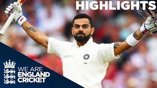 Kohlis Century Sees India Take Control  England v India 3rd Test Day 3 2018  Highlights [upl. by Prebo976]