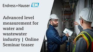 Advanced level measurement for water and wastewater industry  Online Seminar teaser [upl. by Koloski]