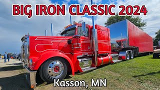 HUGE BIG RIG SHOW  Big Iron Classic 2024  semi trucks  show trucks  working trucks [upl. by Gardie437]