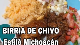 Birria de chivo Estilo Michoacán 🤤😉 [upl. by Vowel]