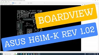 Boardview  Schematic digram  ASUS H61MK REV 102 Free Dowload [upl. by Aro]