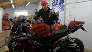 Rénover simplement la carrosserie de sa moto🤩 résultat de dingue👌👍 [upl. by Westlund]