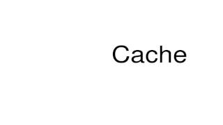 How to pronounce Cache [upl. by Anyrtak137]