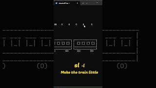 Exploring Linux command fun  sl  cmatrix linux [upl. by Tindall457]