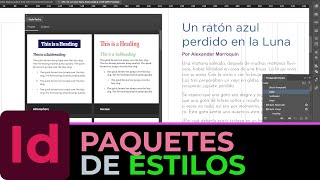 Nuevos Paquetes de Estilos en InDesign [upl. by Marcus]