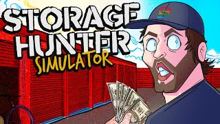 STORAGE WARS  Playing Storage Hunter Simulator for the first time [upl. by Nesiaj]