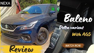 793 lakh में Baleno delta AUTOMATIC AGS  REVIEW  VFM VARIANT  second base [upl. by Anirtek600]