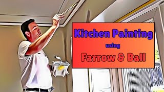 Painting a kitchen with Farrow and Ball Paint Part 2 [upl. by Berkin958]