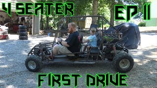 4 Seater Go Kart Build Ep 11  She is alive [upl. by Aihsotan115]