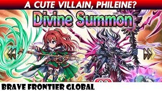 Cute Villain Phileine 100 Gems Rare Summon Brave Frontier Global [upl. by Elaynad]