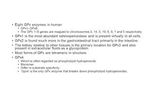 Glutathione peroxidases GPx [upl. by Onailerua]